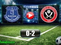 Everton 0-2 Sheffield United