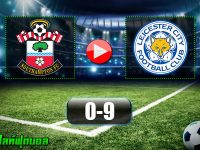 Southampton 0-9 Leicester City