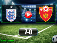 England 7-0 Montenegro