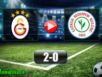 Galatasaray 2-0 Rizespor