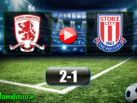 Middlesbrough 2-1 Stoke City