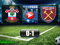 Southampton 0-1 West Ham United