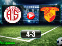 Antalyaspor 4-3 Goztepe