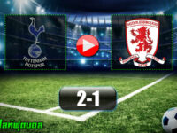 Tottenham 2-1 Middlesbrough