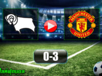 Derby County 0-3 Manchester United