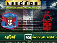 คาร์ไลส์ vs Nottingham Forest Academy